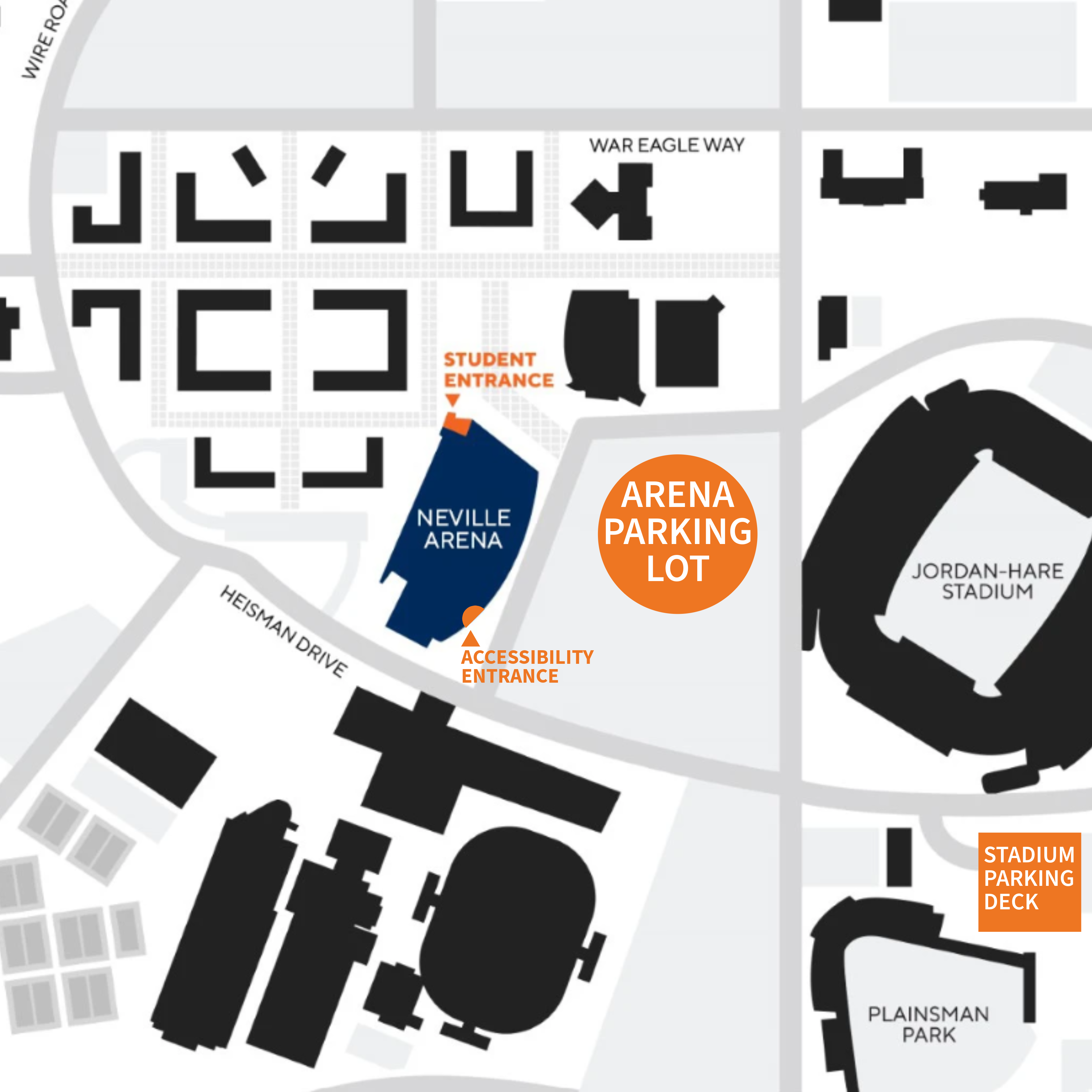 map of neville arena