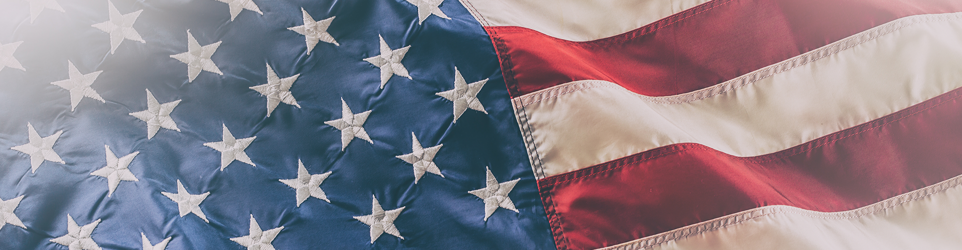 image of a waving american flag